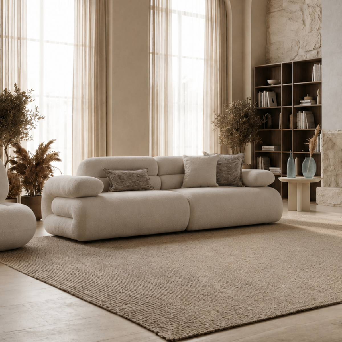 Ruma Sofa with Extendable Backrest