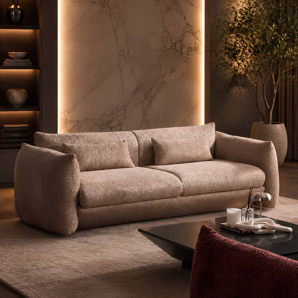 Modern Sofa Rubelia, Italian Design