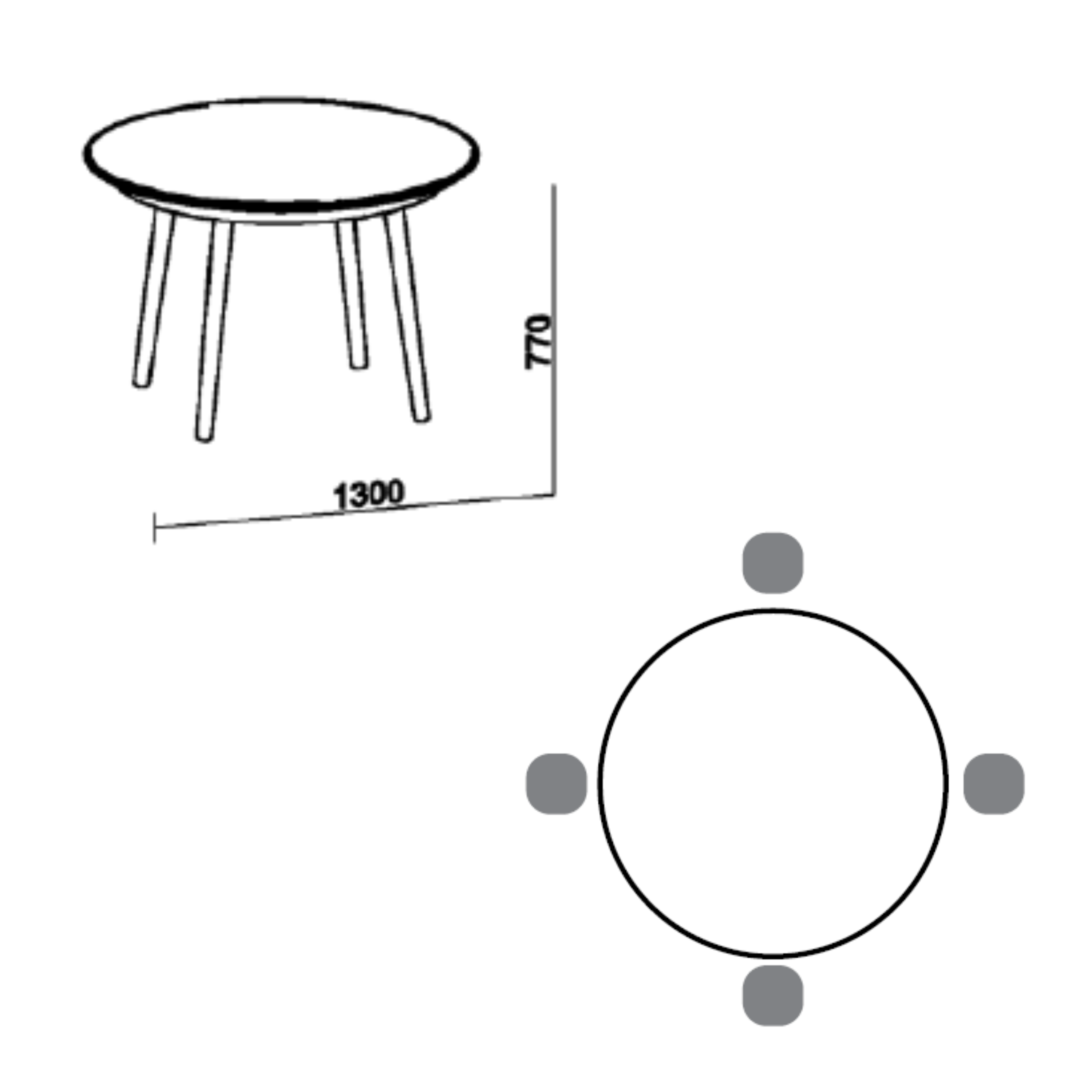 Extendable Dining Table, Monato M