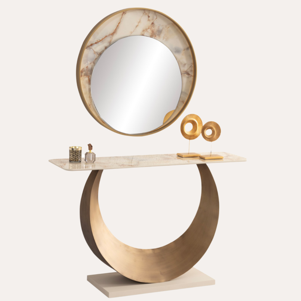 Console with Mirror, Cali T