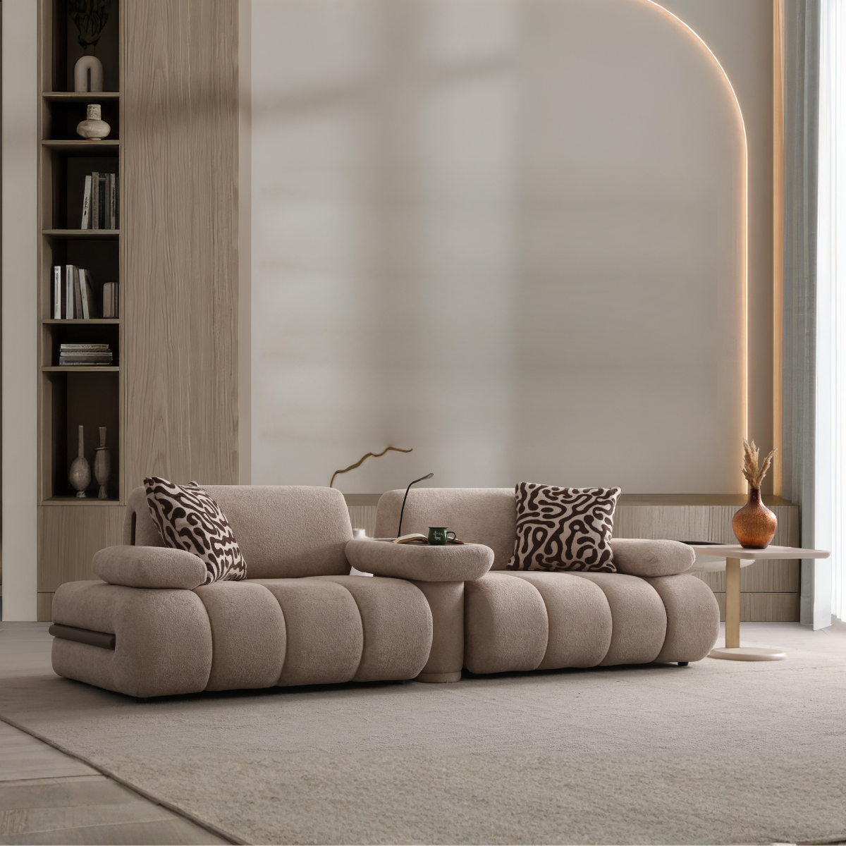 Modular Bouclé Sofas and Corner Sofas, Etra