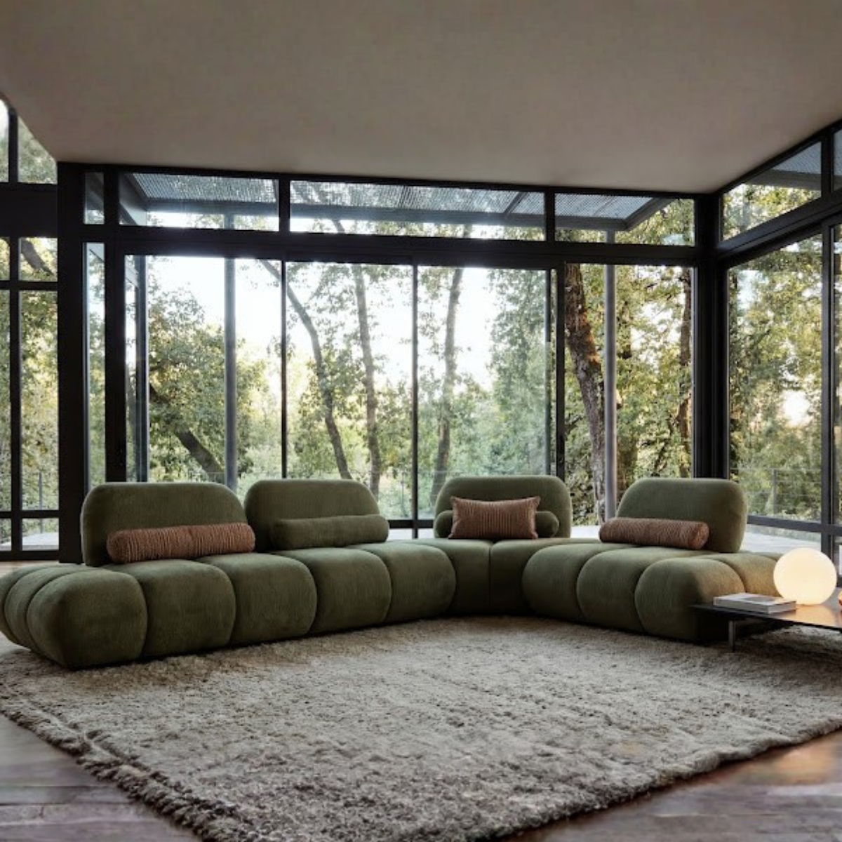 Modular Bouclé Sofa and Corner Sofa Range, Edmo