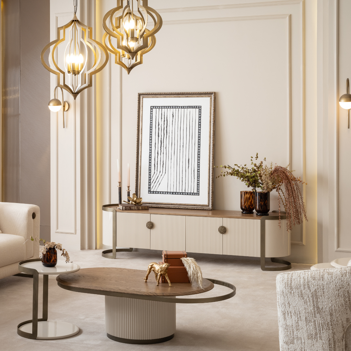 Luxury TV Unit, Mocha