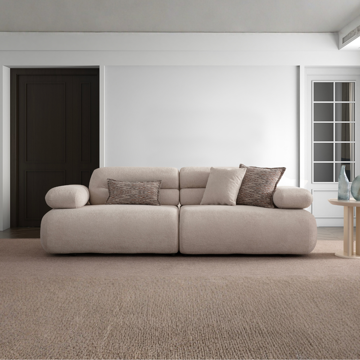 Ruma Sofa with Extendable Backrest