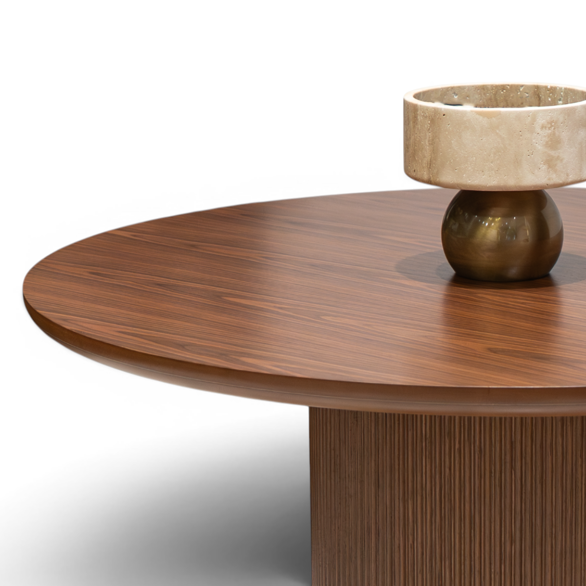 Round Premium MDF Dining Table, code 098