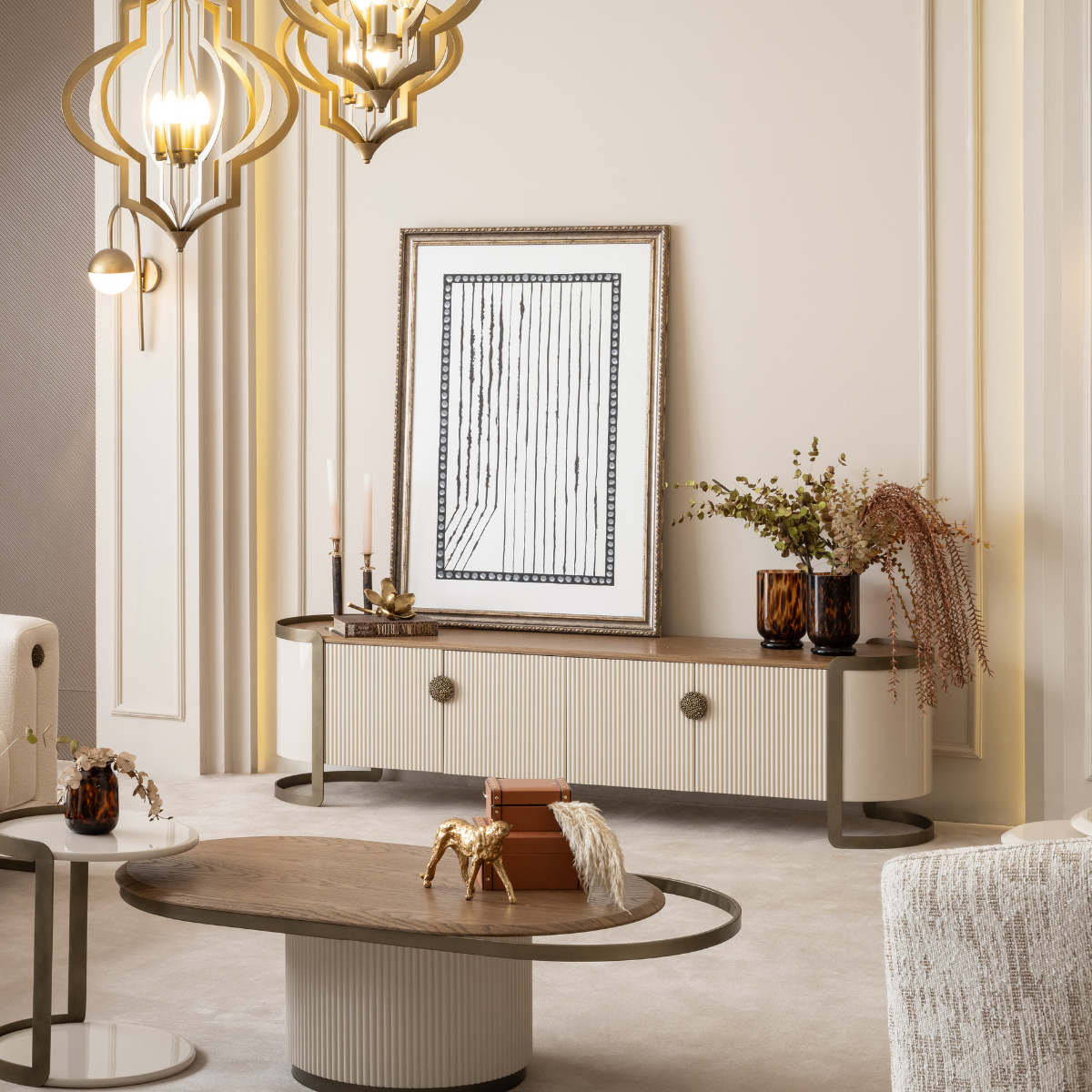 Luxury TV Unit, Mocha