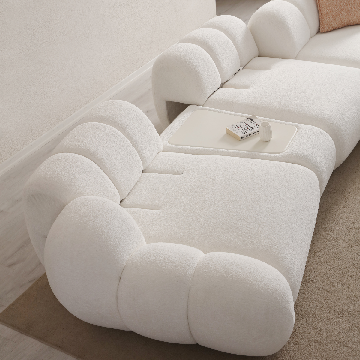 Modular Bouclé Sofas and Corner Sofas, Molivo