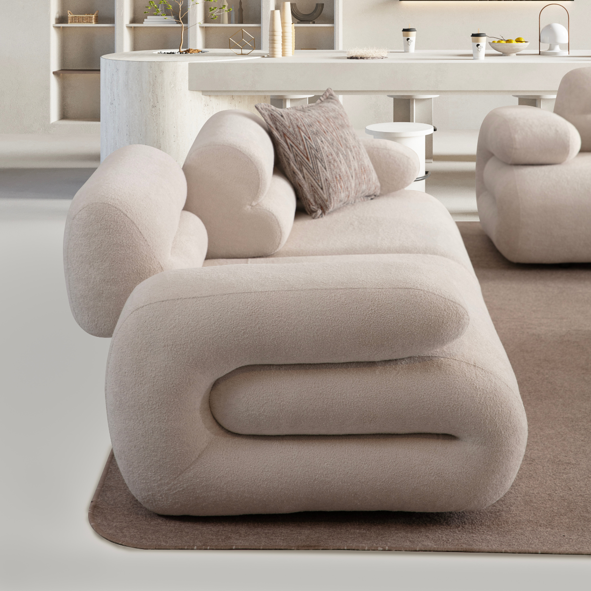 Ruma Sofa with Extendable Backrest