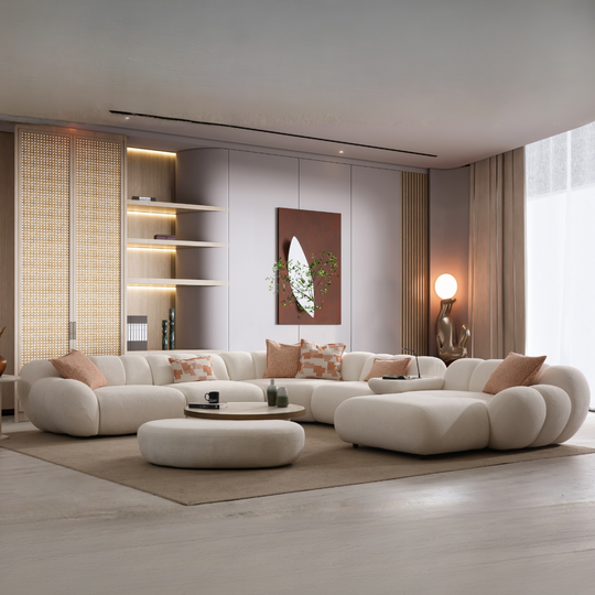 Modular Bouclé Sofas and Corner Sofas, Molivo