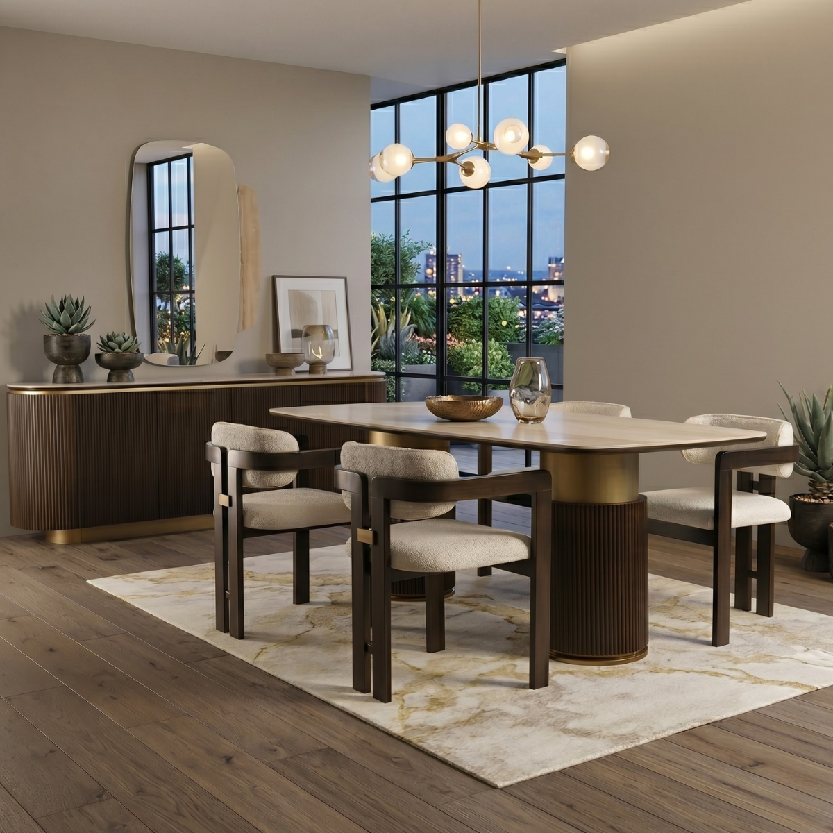 Luxury Living and Dining Collection, Kara Ceramic