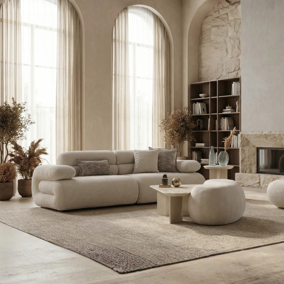 Ruma Sofa with Extendable Backrest