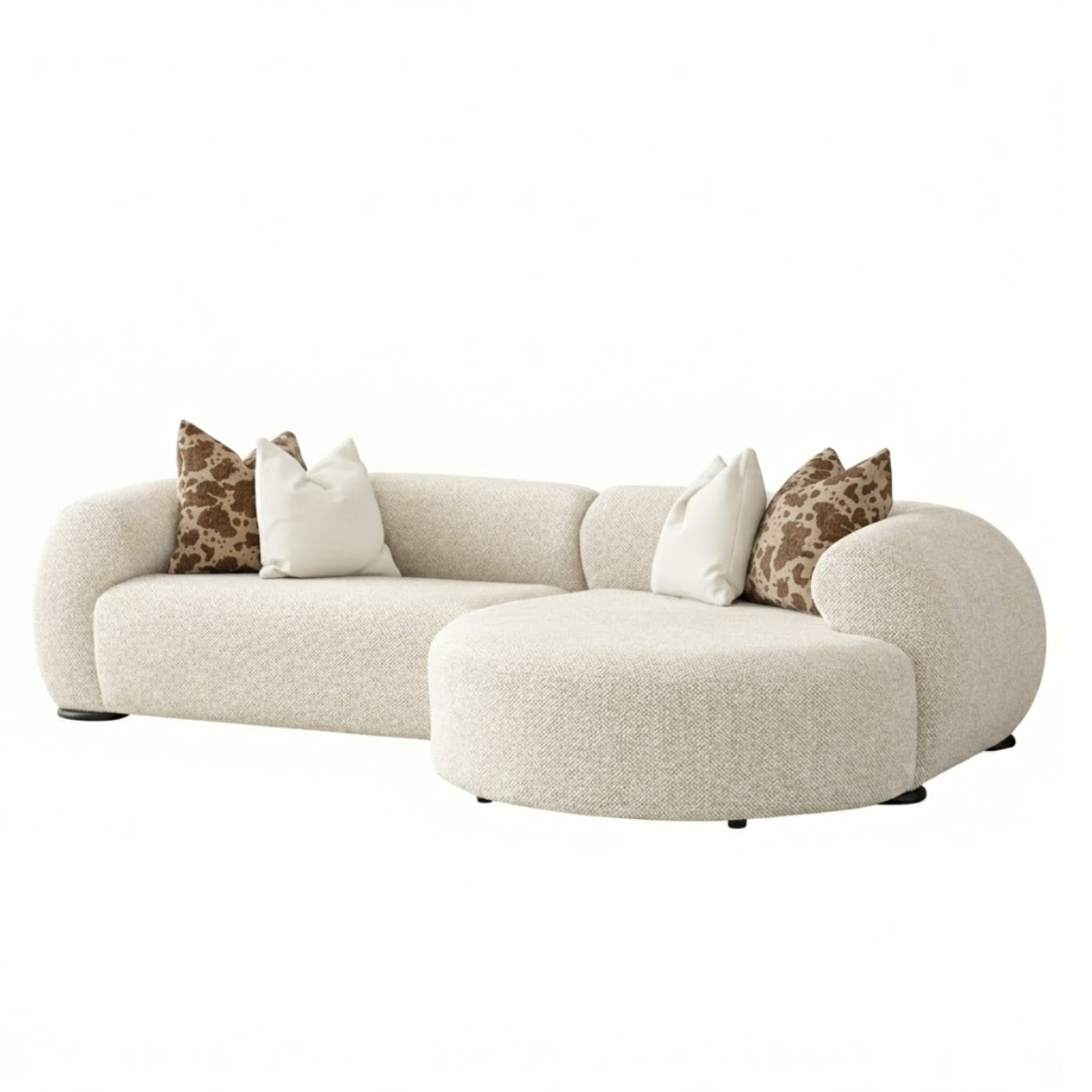 Modern Corner Sofa, Ghost