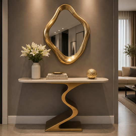 Luxury Console Fold, Artistic Design and Contemporary Elegance