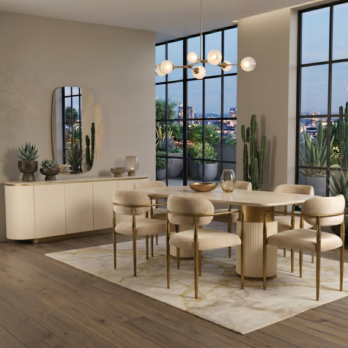 Luxury Living and Dining Collection, Kara Ceramic