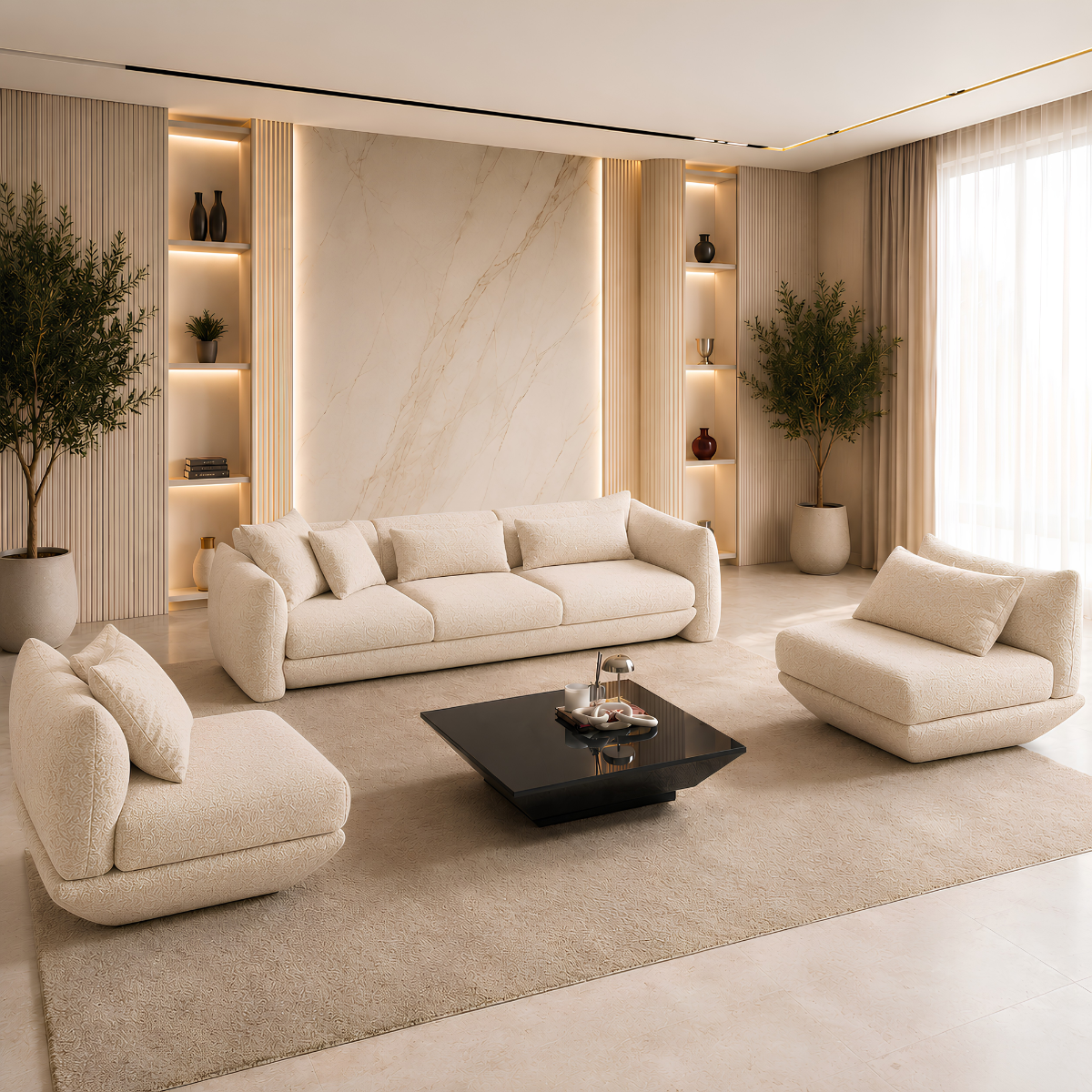 Modern Sofa Rubelia, Italian Design
