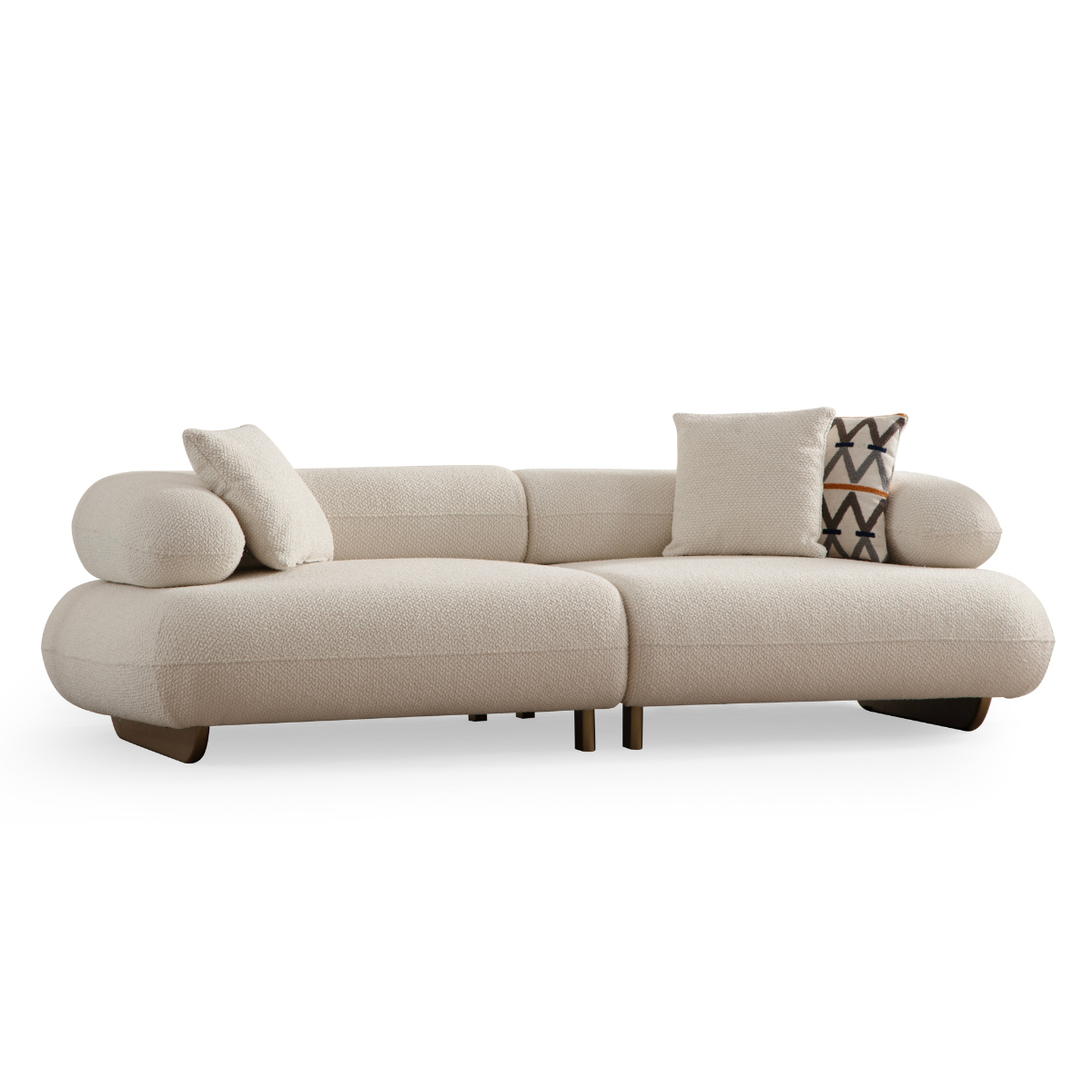 Bouclé Sofa, Glamour