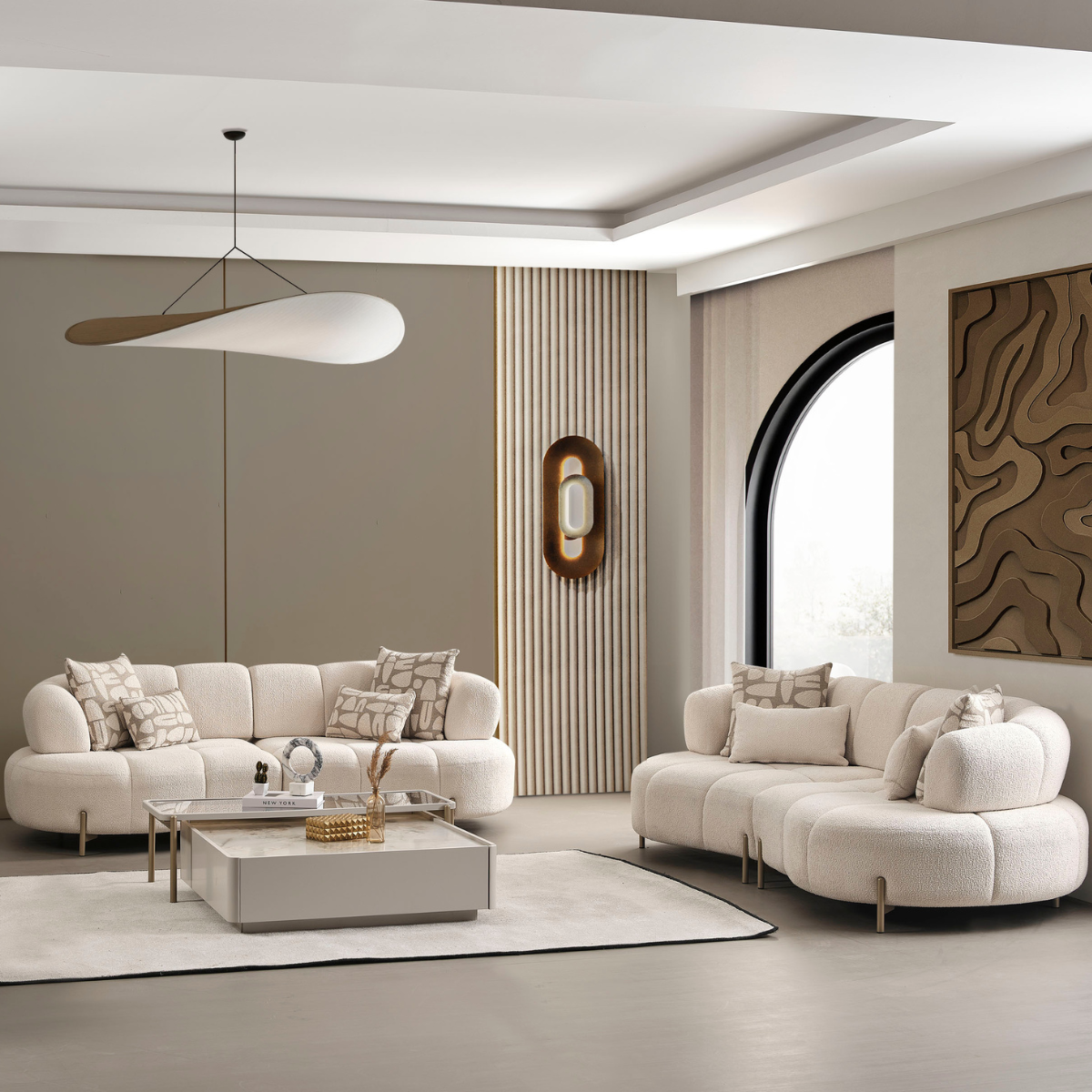 Bouclé Sofa, Vela