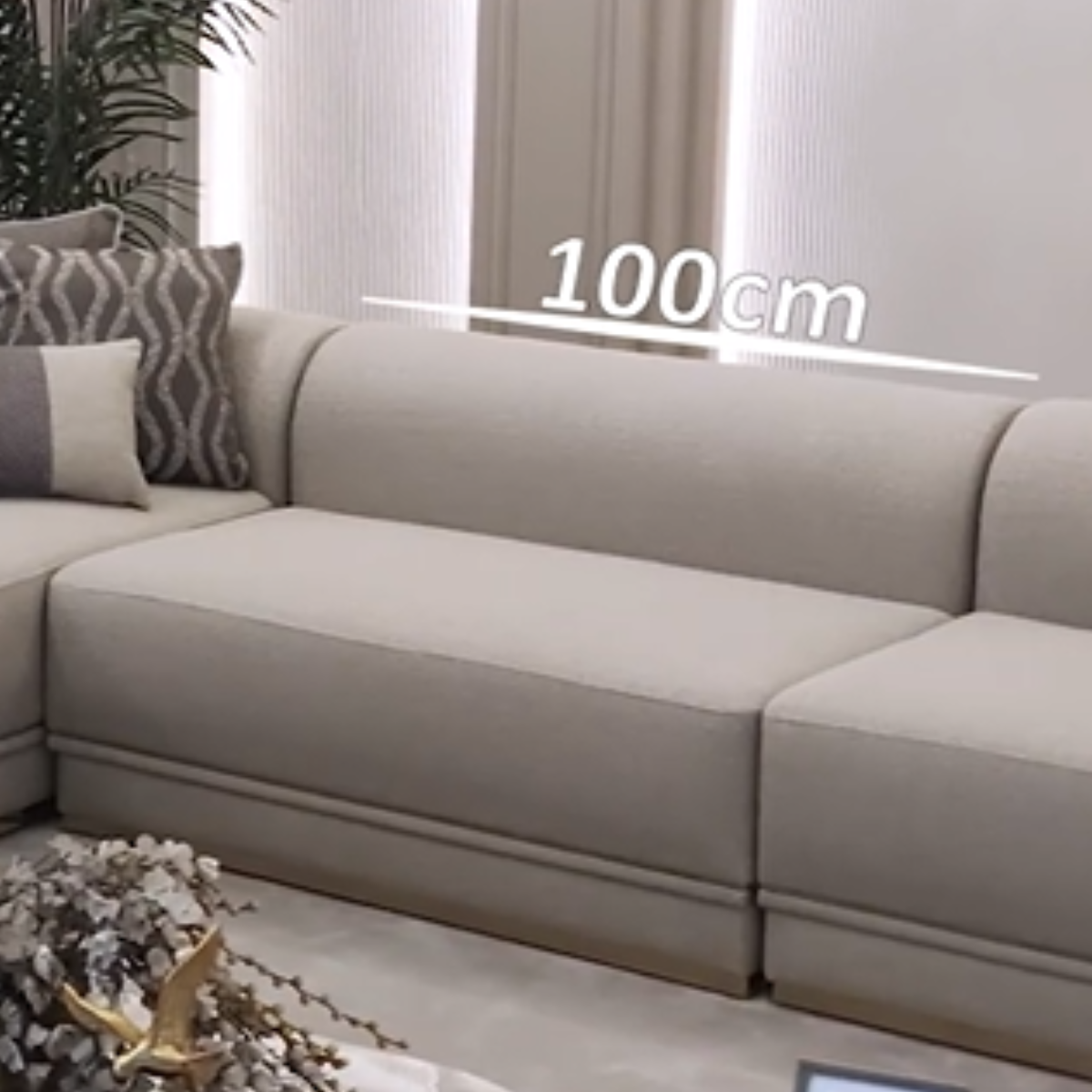 Luxury Modular Corner Sofa, Electra