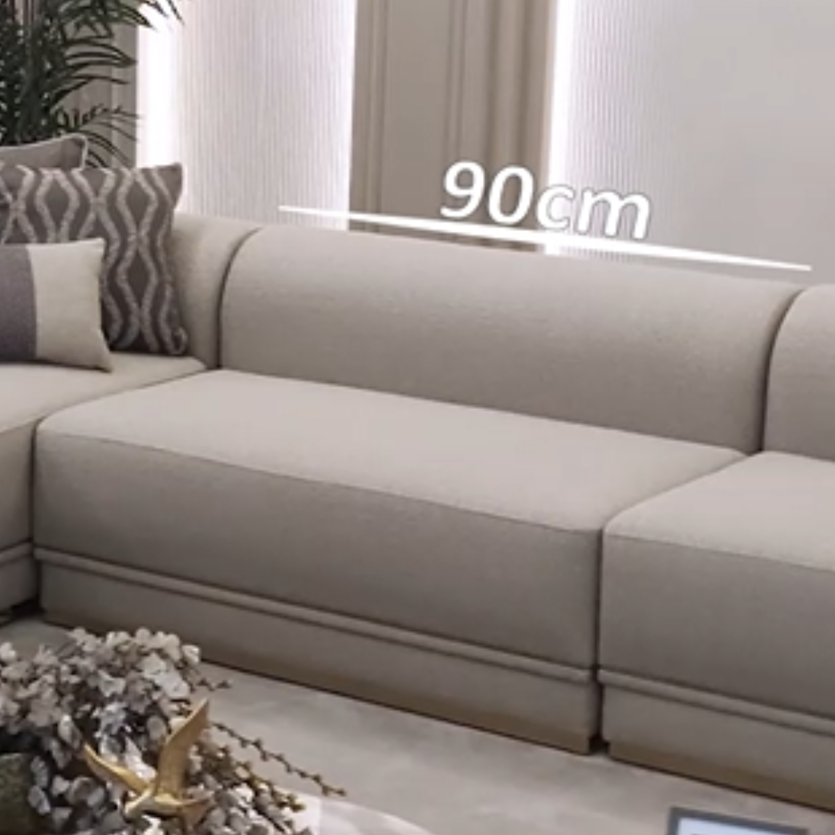 Luxury Modular Corner Sofa, Electra