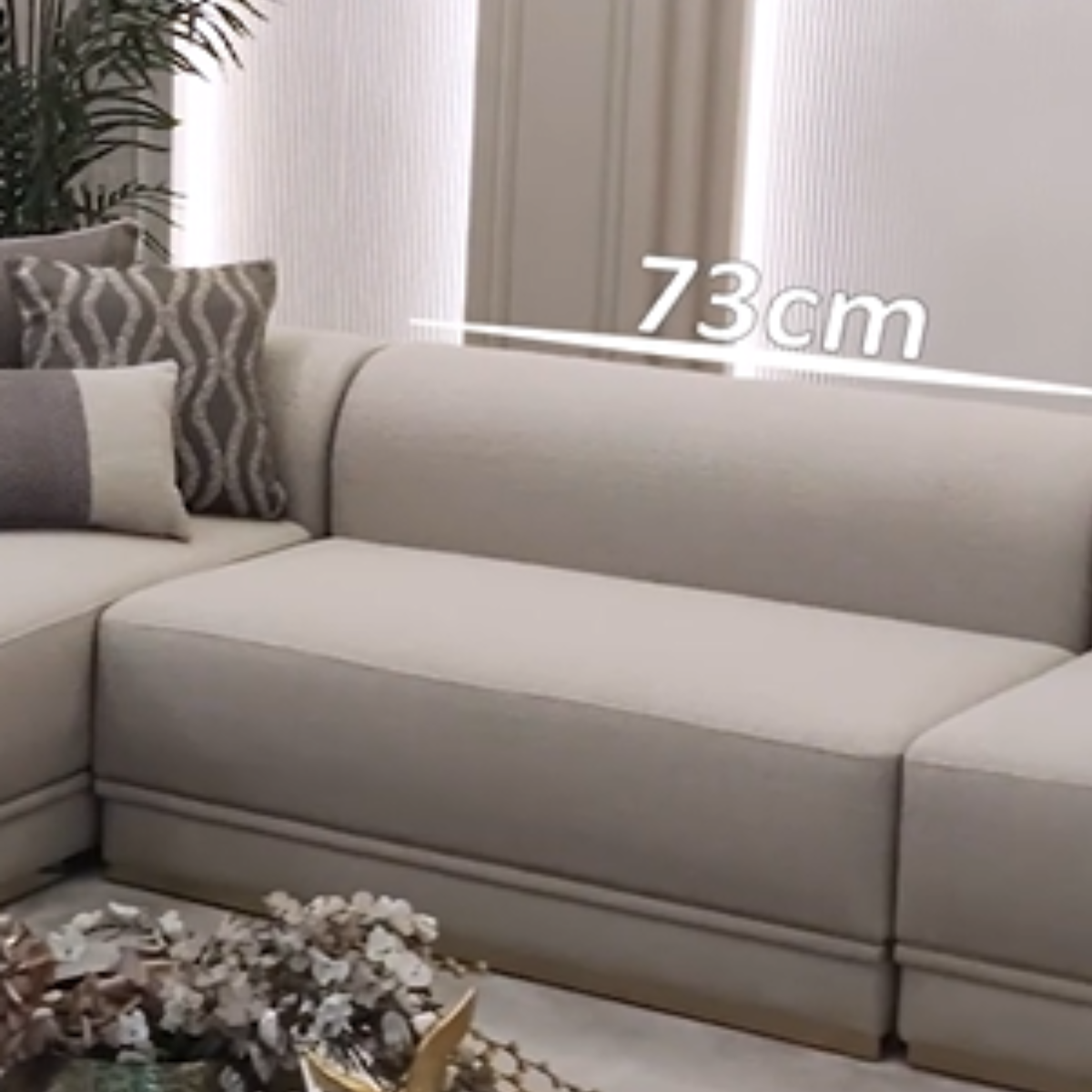 Luxury Modular Corner Sofa, Electra