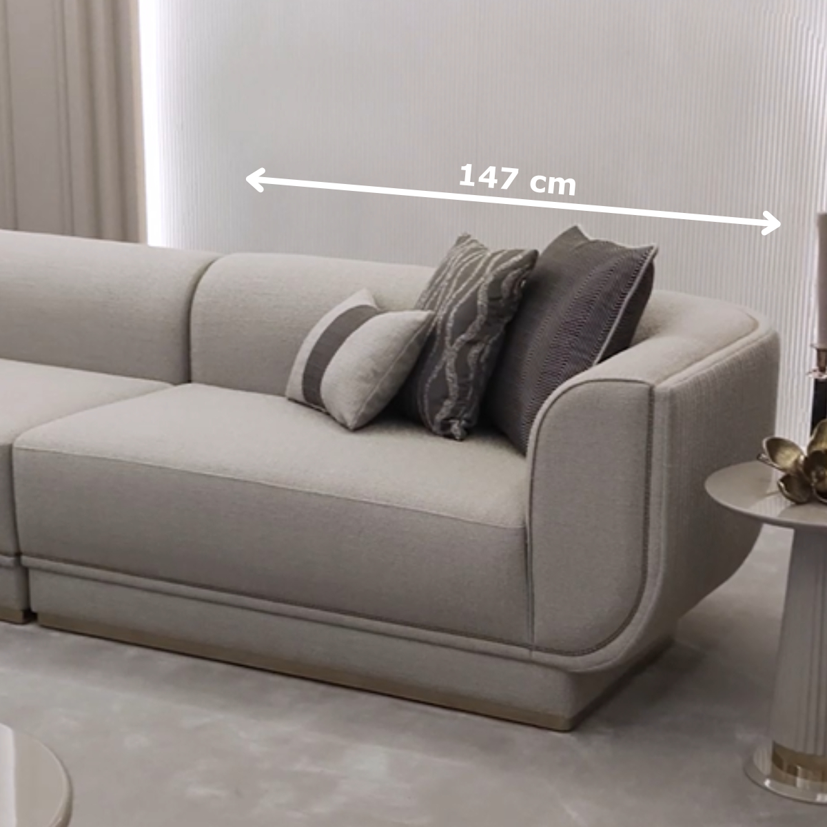 Luxury Modular Corner Sofa, Electra
