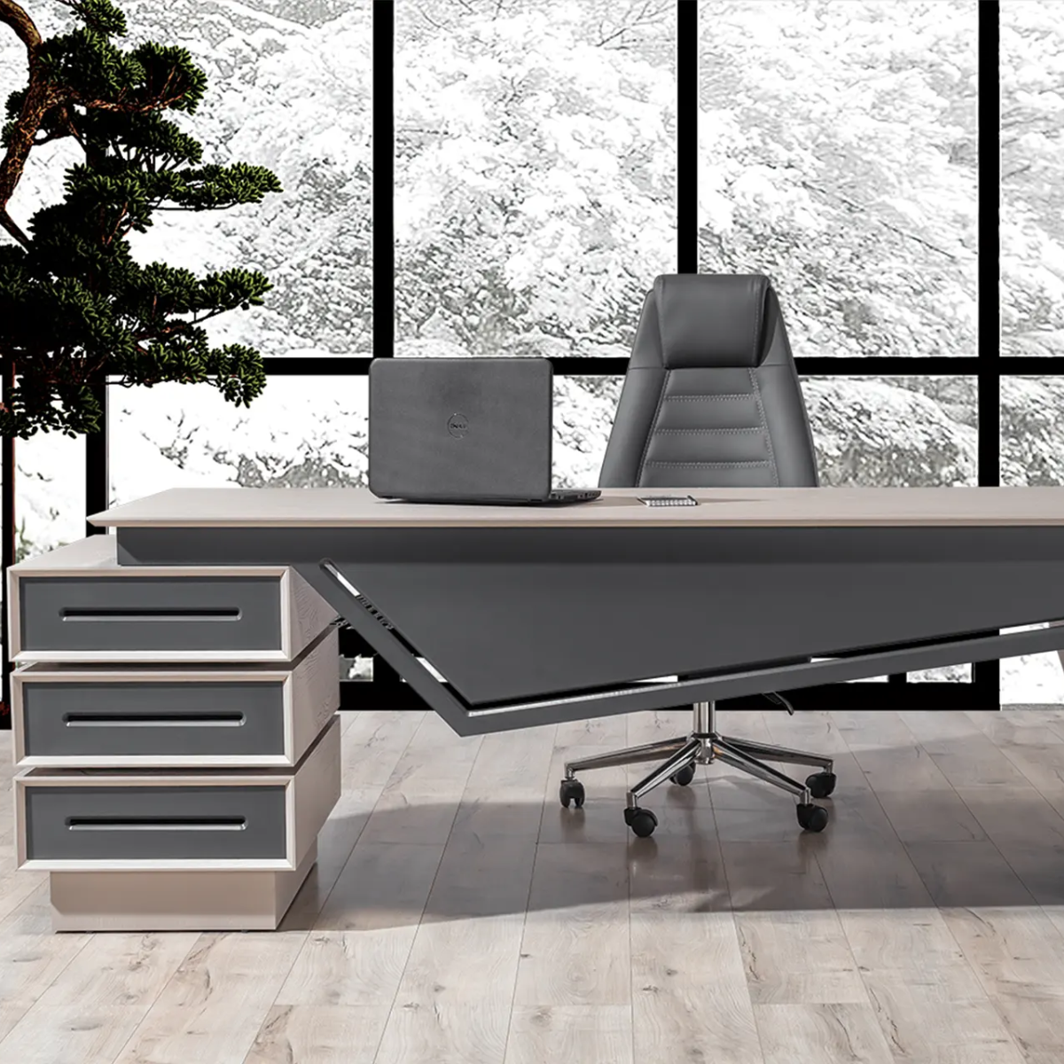 Executive Desk, Delta Cream