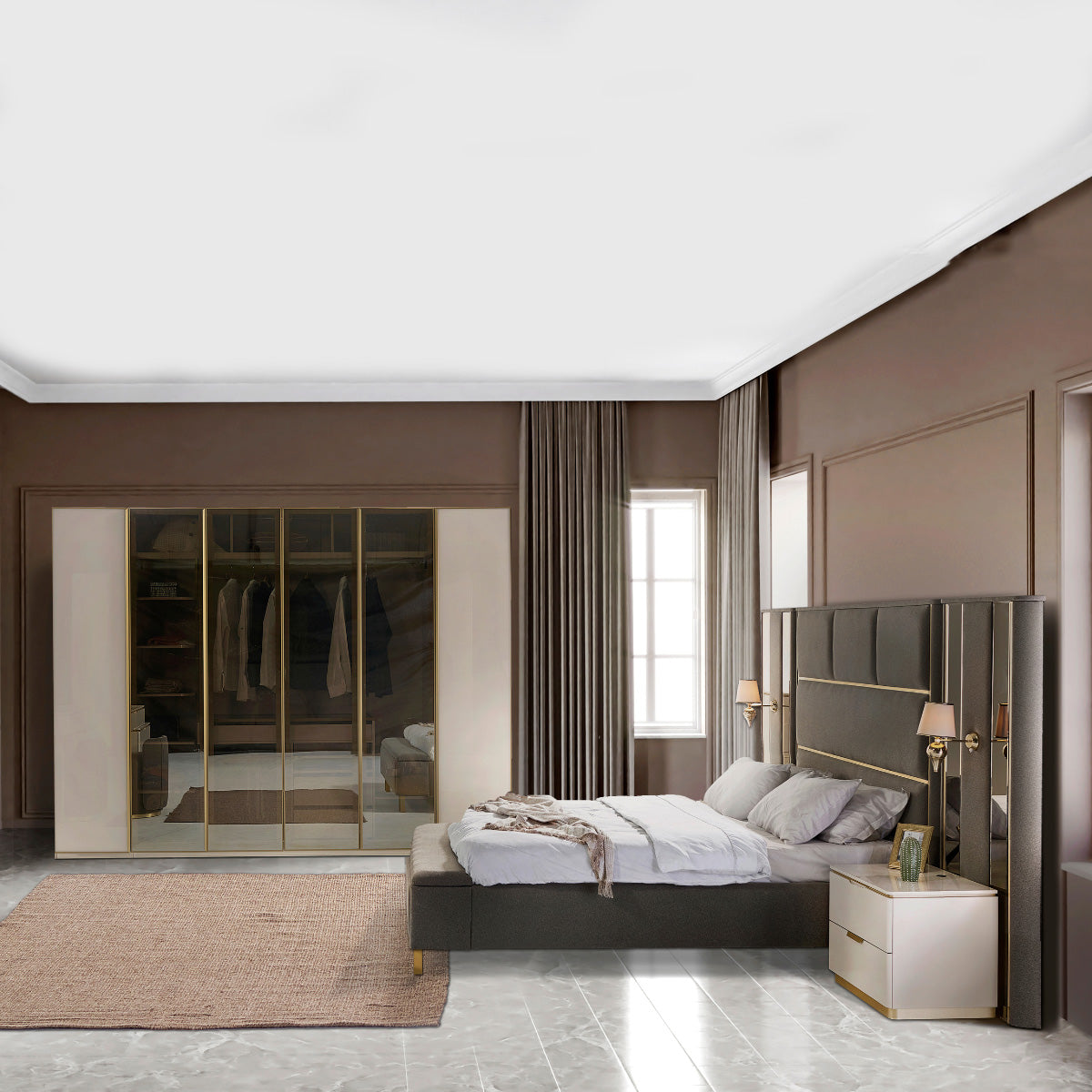 Luxury Bedroom Set, Boston