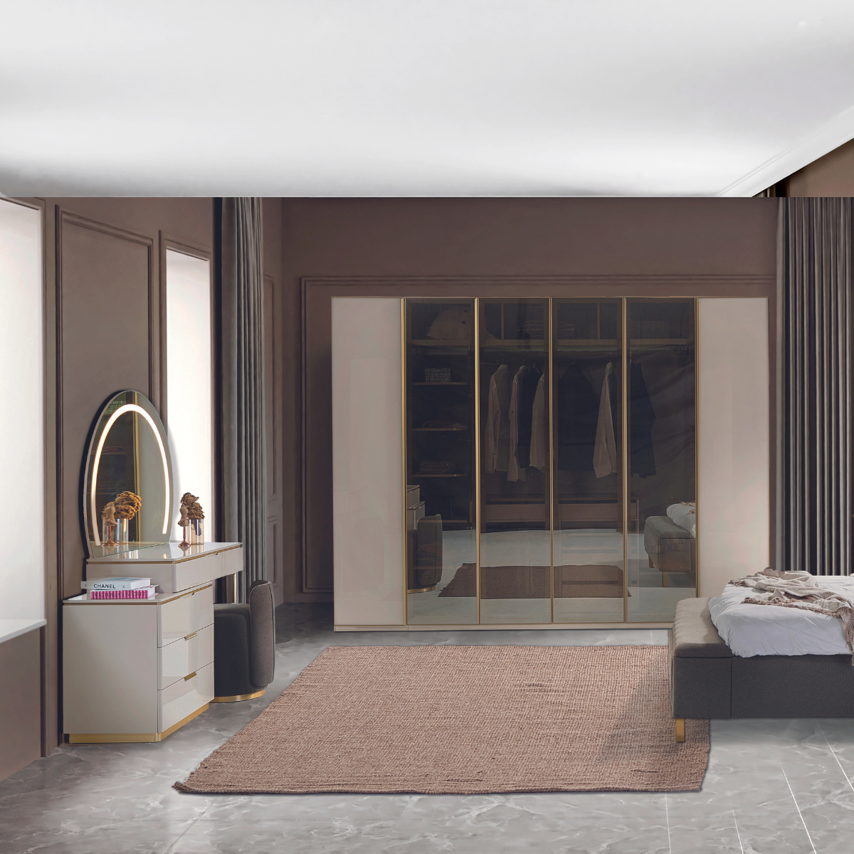 Luxury Bedroom Set, Boston