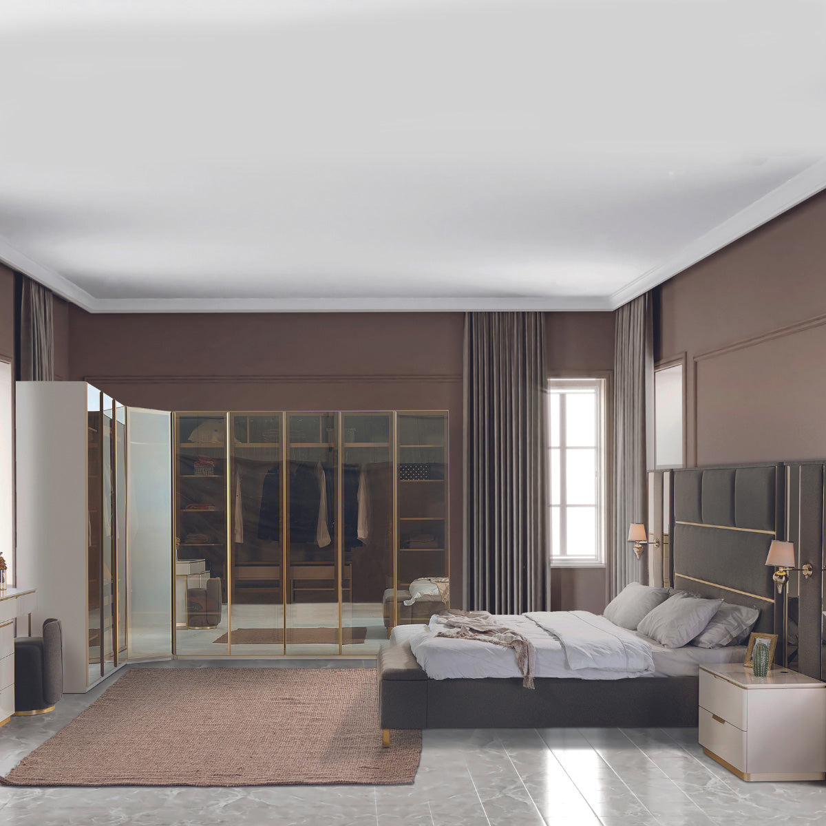 Luxury Bedroom Set, Boston