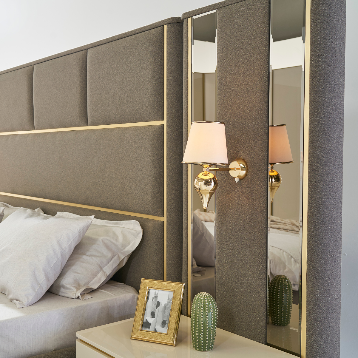 Luxury Upholstered Bed, Boston