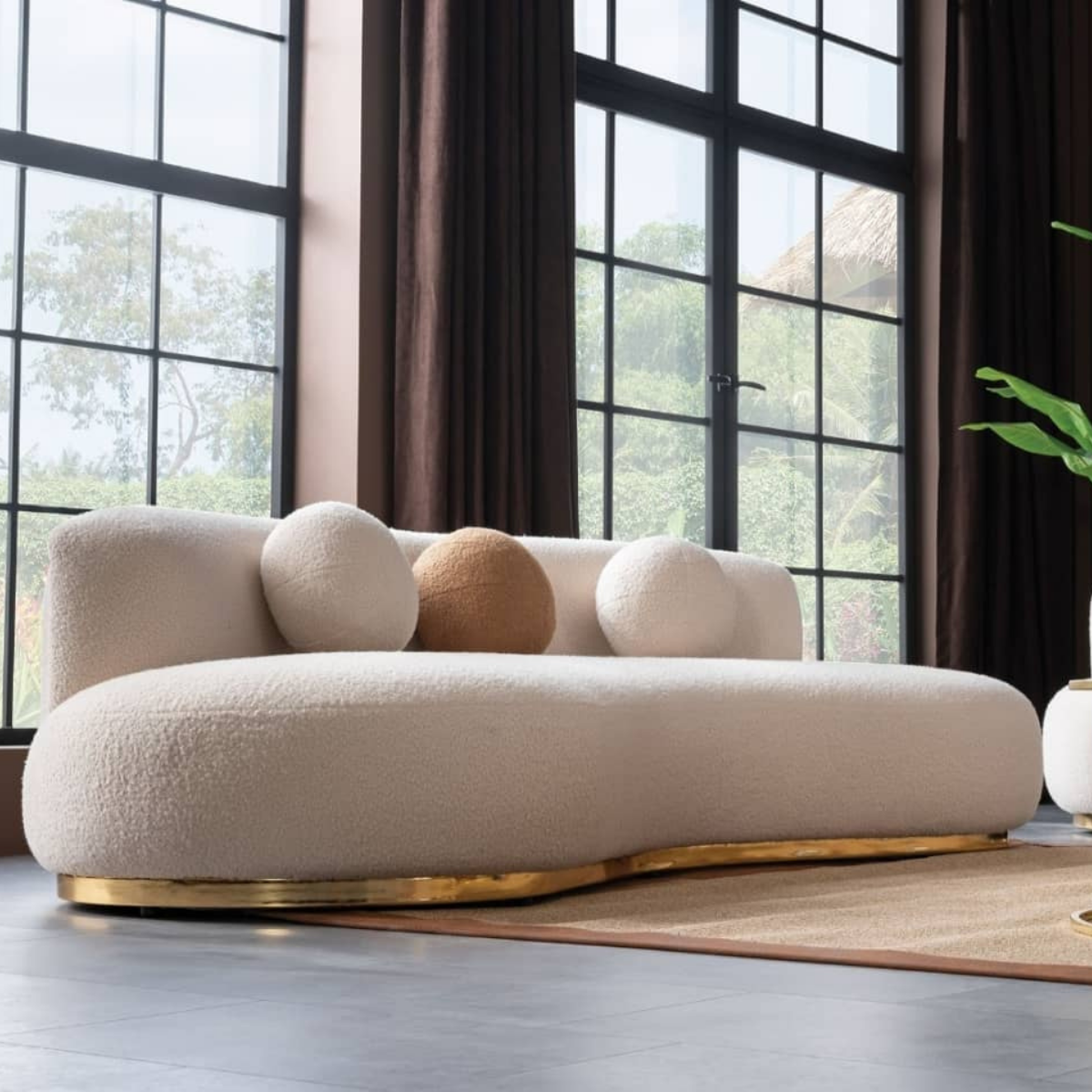 Bouclé Sofa, Oslo