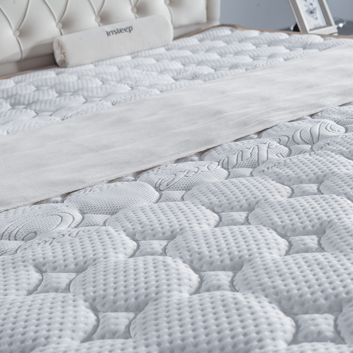 Luxury Upholstered Bed with Storage, Perla