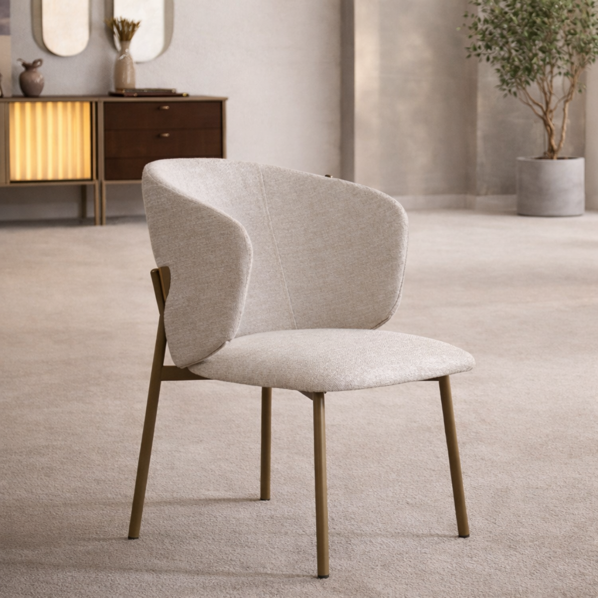 Modern Dining Table Cros, contemporary organic design