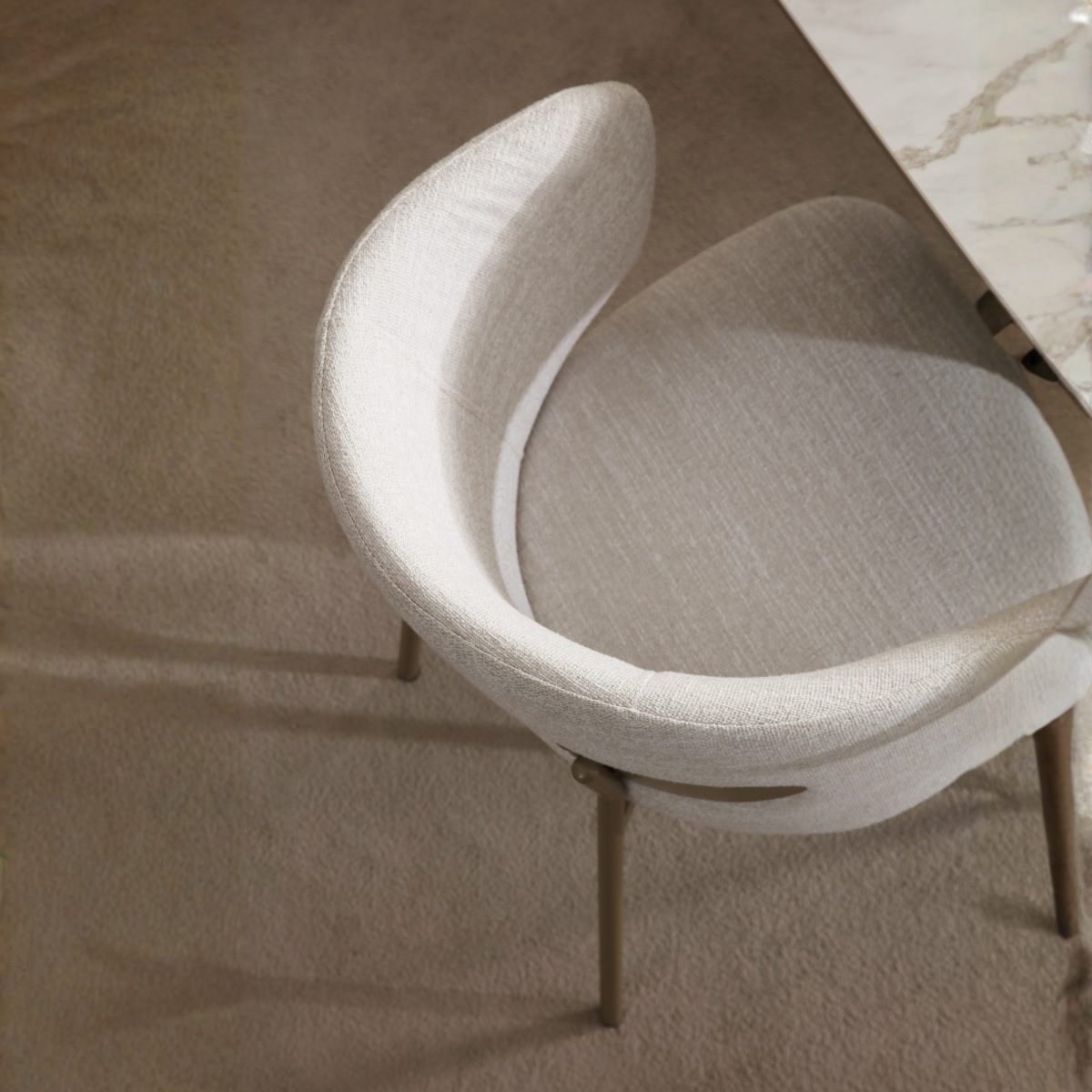 Modern Dining Table Cros, contemporary organic design