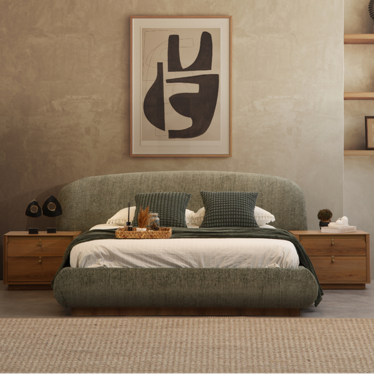 Modern Upholstered Bed, Icon